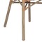 Flash Furniture Lourdes Thonet French Bistro Stack Chair w/Arms, Natural/White PE Rattan/Bamboo Alum Frame, 2PK 2-SDA-AD642002A-NATWH-LTNAT-GG - alternate 9